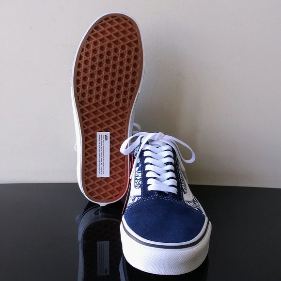Vans Men\'s Old Skool Off The Wall Leather Suede / Canvas Sneaker